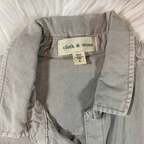 Anthropologie Cloth & Stone Side-Button Tunic sz S - Picture 7 of 8